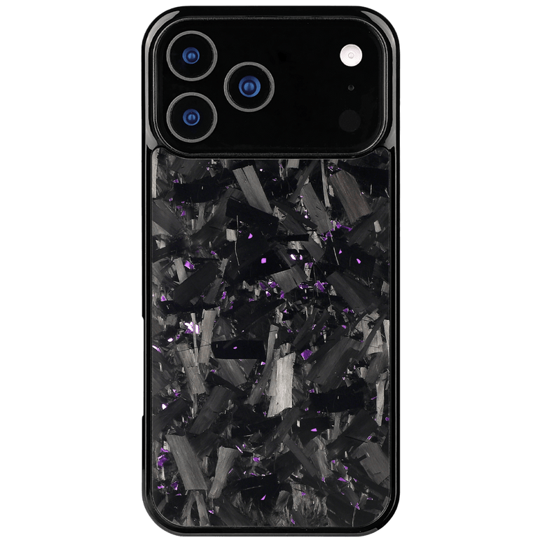 Forged Carbon iPhone Case – Purple Fragment Large | Forge Series V1 - Pristine Carbon