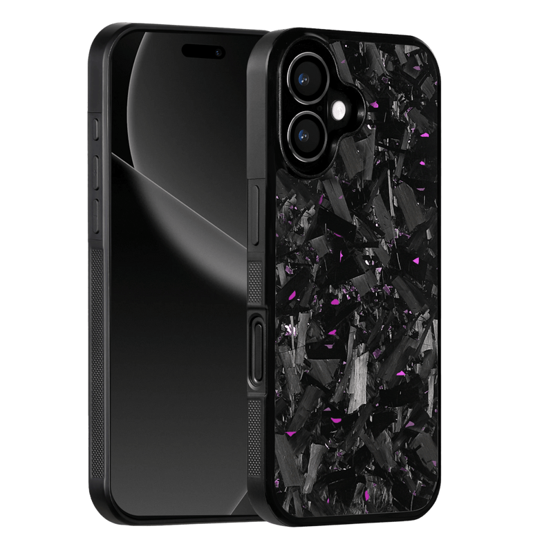 Forged Carbon iPhone Case – Purple Fragment Large | Forge Series V1 - Pristine Carbon