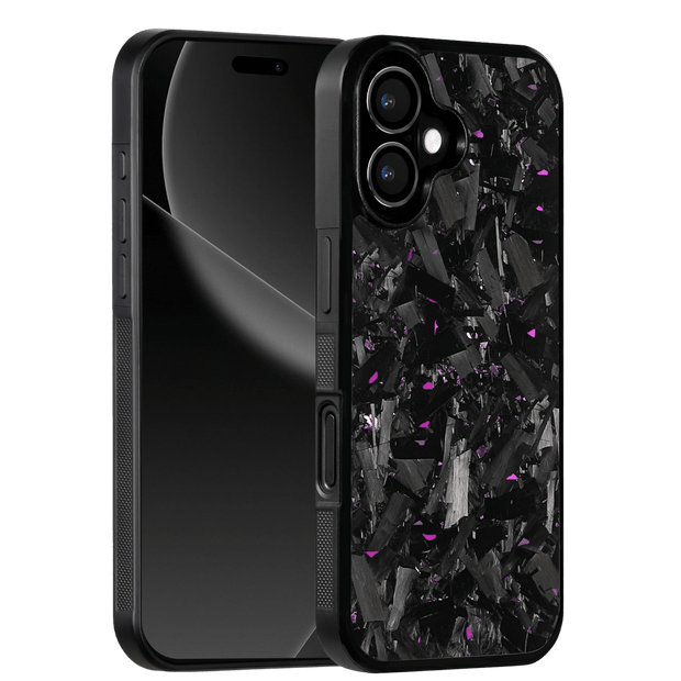 Forged Carbon iPhone Case – Purple Fragment Large | Forge Series V1 - Pristine Carbon