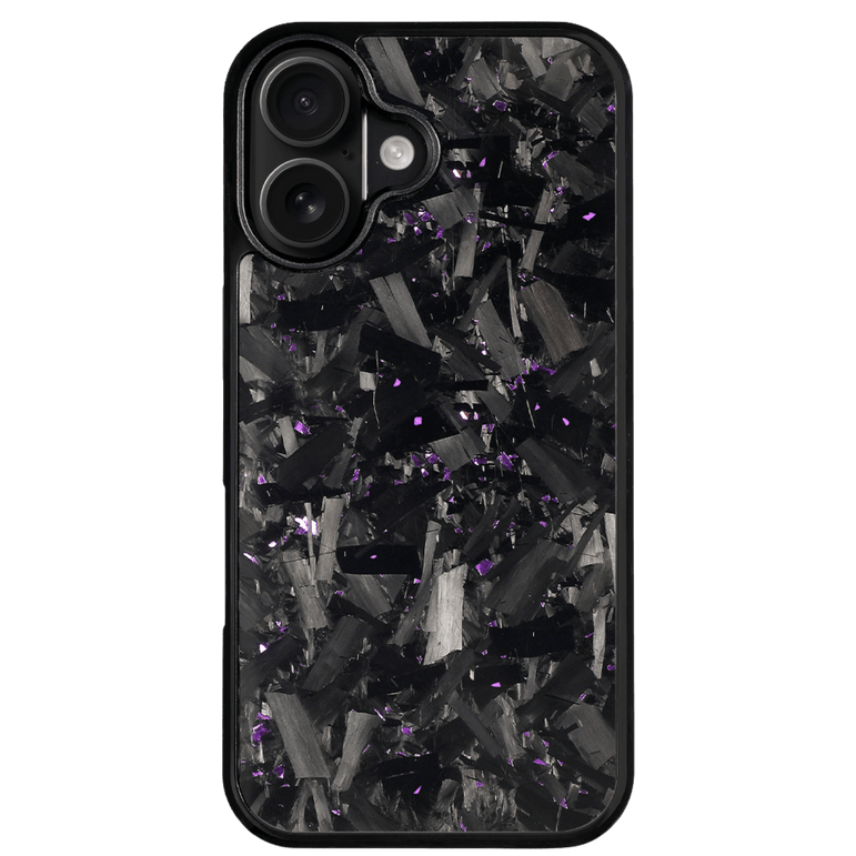 Forged Carbon iPhone Case – Purple Fragment Large | Forge Series V1 - Pristine Carbon