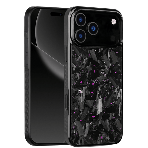 Forged Carbon iPhone Case – Purple Fragment Large | Forge Series V1 - Pristine Carbon