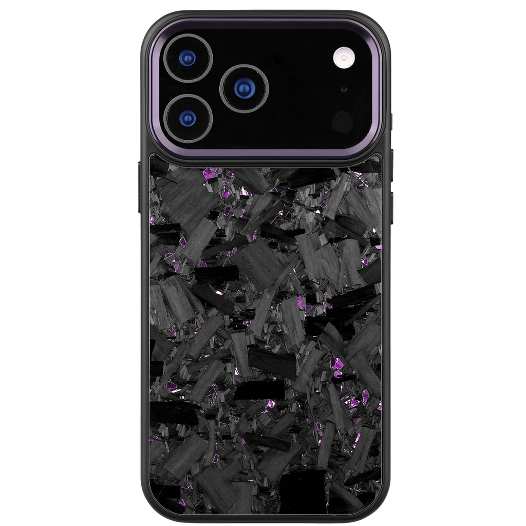 Forged Carbon iPhone Case – Purple Large Fragment | Forge Series V2 - Pristine Carbon