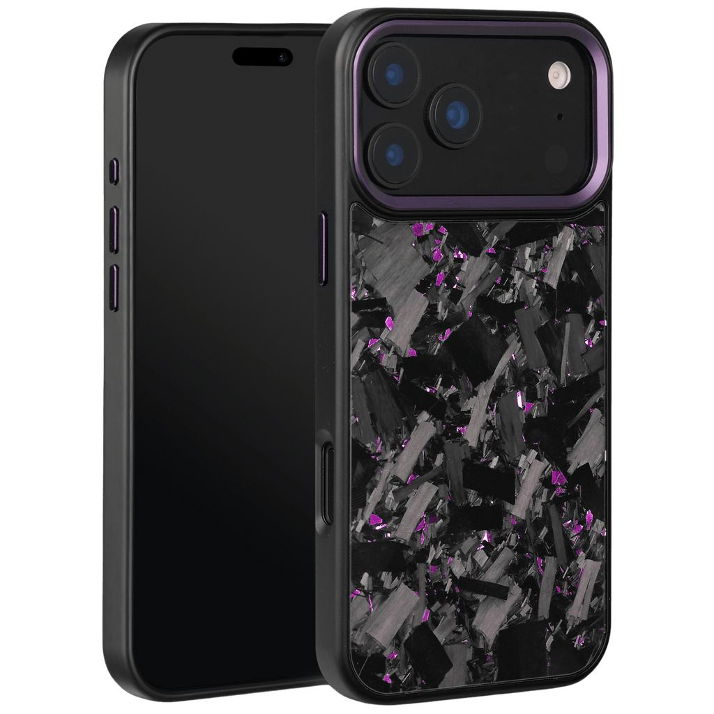 Forged Carbon iPhone Case – Purple Large Fragment | Forge Series V2 - Pristine Carbon