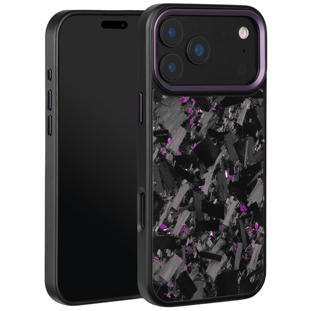 Forged Carbon iPhone Case – Purple Large Fragment | Forge Series V2 - Pristine Carbon