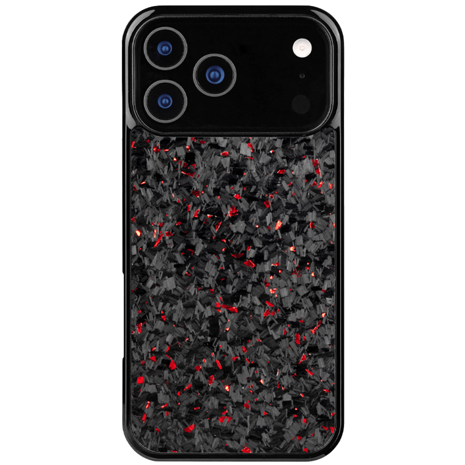Forged Carbon iPhone Case – Red Fragment | Forge Series V1 - Pristine Carbon