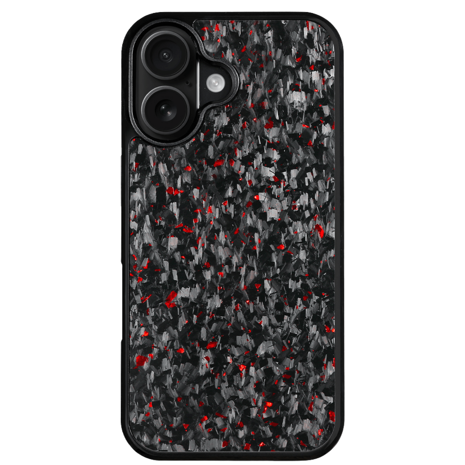 Forged Carbon iPhone Case – Red Fragment | Forge Series V1 - Pristine Carbon