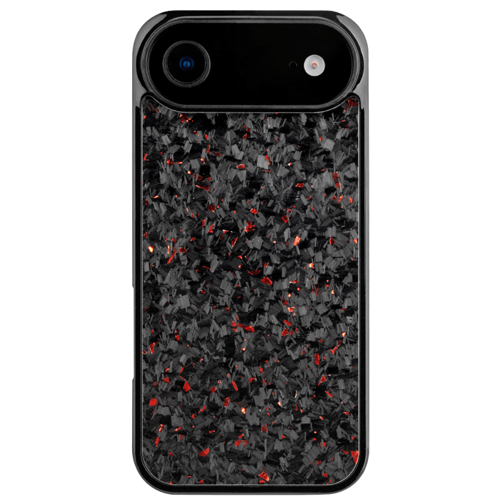 Forged Carbon iPhone Case – Red Fragment | Forge Series V1 - Pristine Carbon