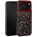 Forged Carbon iPhone Case – Red Fragment | Forge Series V2 - Pristine Carbon