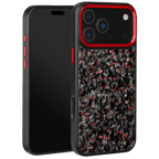 Forged Carbon iPhone Case – Red Fragment | Forge Series V2 - Pristine Carbon
