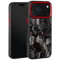 Forged Carbon iPhone Case – Red Large Fragment | Forge Series V2 - Pristine Carbon