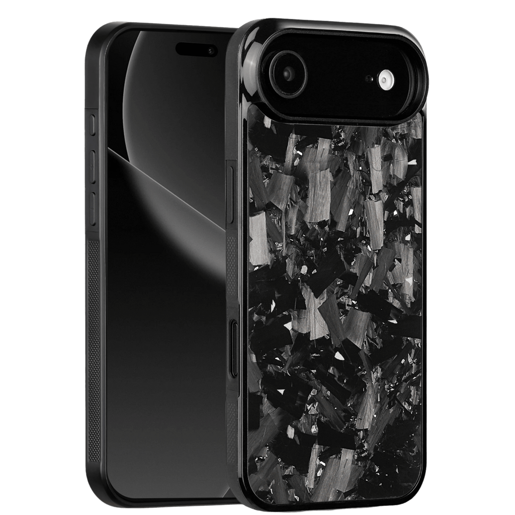 Forged Carbon iPhone Case – Silver Fragment | Forge Series V1 - Pristine Carbon