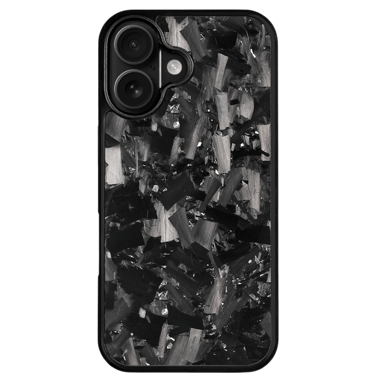 Forged Carbon iPhone Case – Silver Fragment | Forge Series V1 - Pristine Carbon