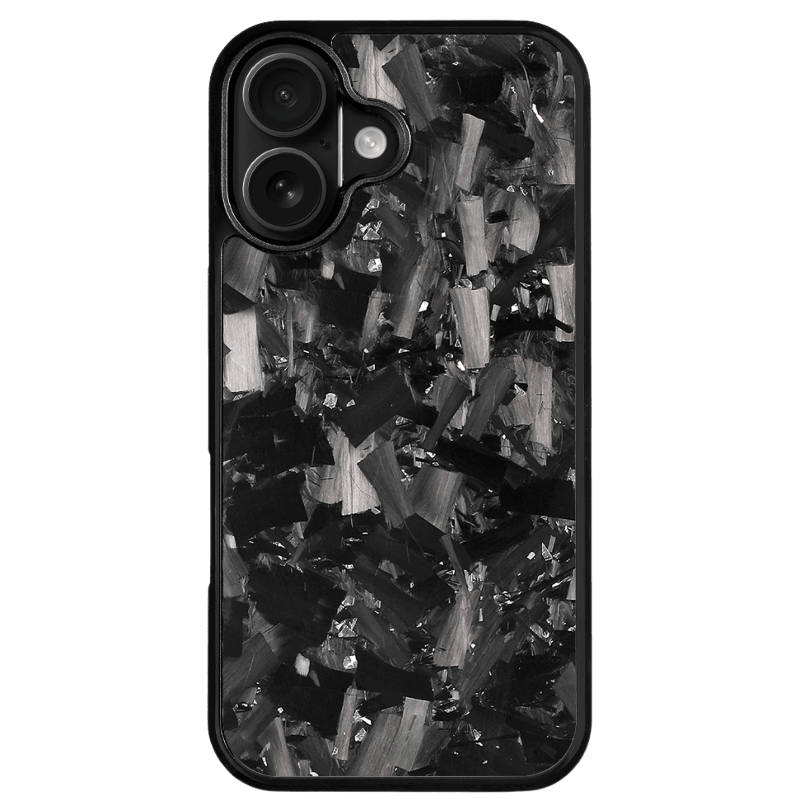 Forged Carbon iPhone Case – Silver Fragment | Forge Series V1 - Pristine Carbon