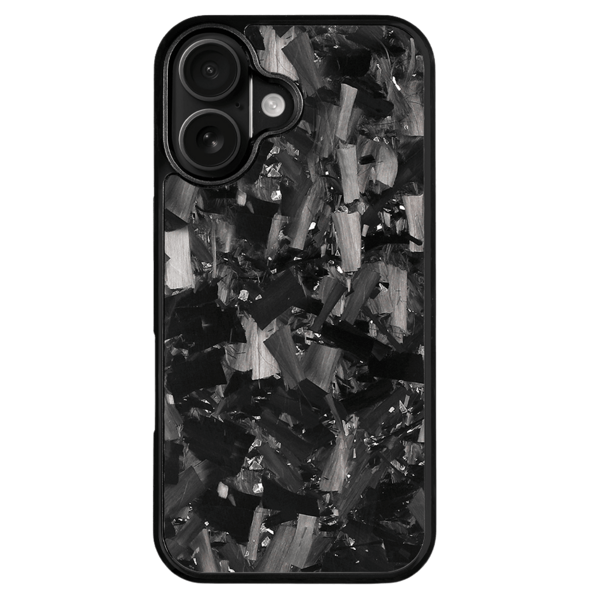 Forged Carbon iPhone Case – Silver Fragment | Forge Series V1 - Pristine Carbon