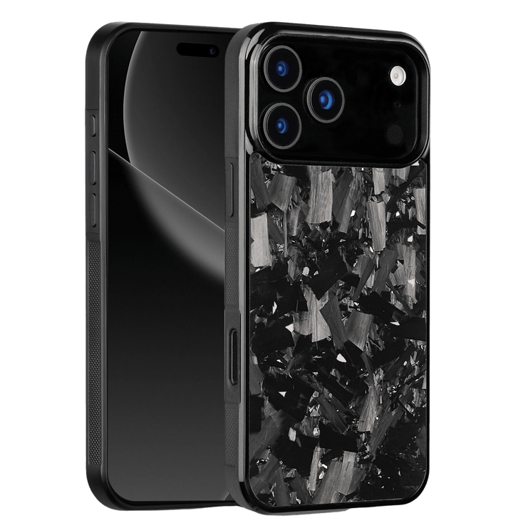 Forged Carbon iPhone Case – Silver Fragment | Forge Series V1 - Pristine Carbon