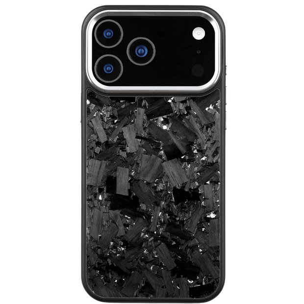 Forged Carbon iPhone Case – Silver Large Fragment | Forge Series V2 - Pristine Carbon