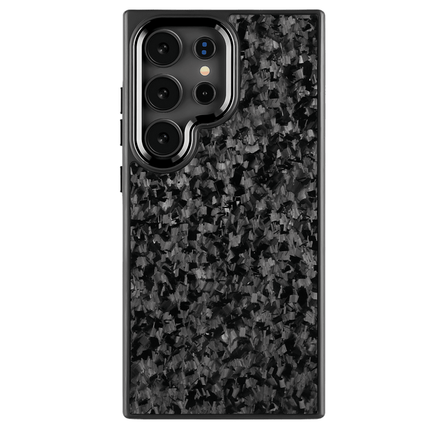 Forged Carbon Samsung Case – Black Fragment | Forge Series - Pristine Carbon