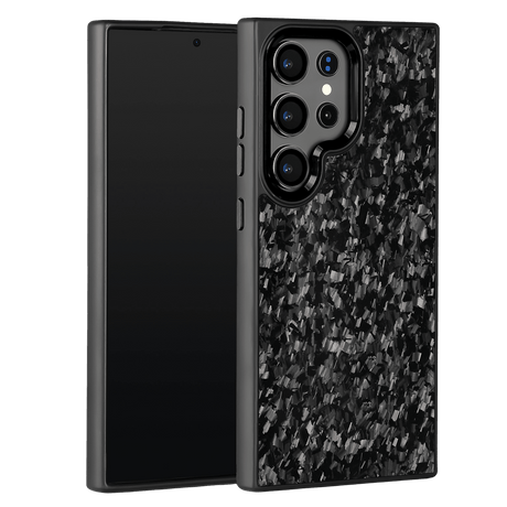 Forged Carbon Samsung Case – Black Fragment | Forge Series - Pristine Carbon