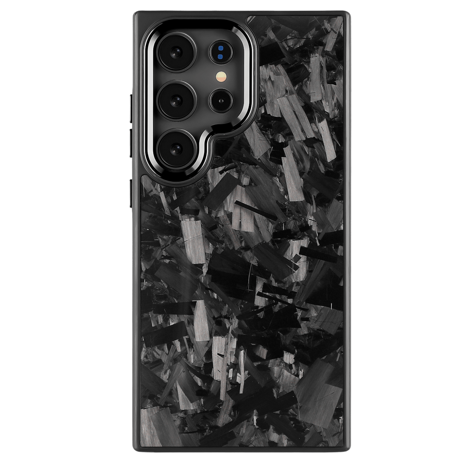 Forged Carbon Samsung Case – Black Fragment Large | Forge Series - Pristine Carbon