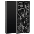 Forged Carbon Samsung Case – Black Fragment Large | Forge Series - Pristine Carbon