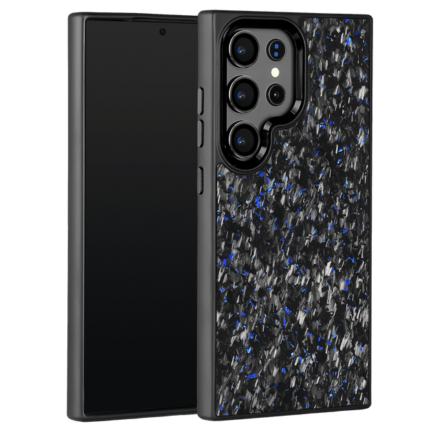 Forged Carbon Samsung Case – Blue Fragment | Forge Series - Pristine Carbon