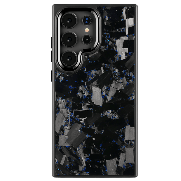 Forged Carbon Samsung Case – Blue Fragment Large | Forge Series - Pristine Carbon
