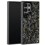 Forged Carbon Samsung Case – Gold Fragment | Forge Series - Pristine Carbon