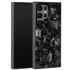 Forged Carbon Samsung Case – Gold Fragment Large | Forge Series - Pristine Carbon