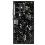 Forged Carbon Samsung Case – Gold Fragment Large | Forge Series - Pristine Carbon