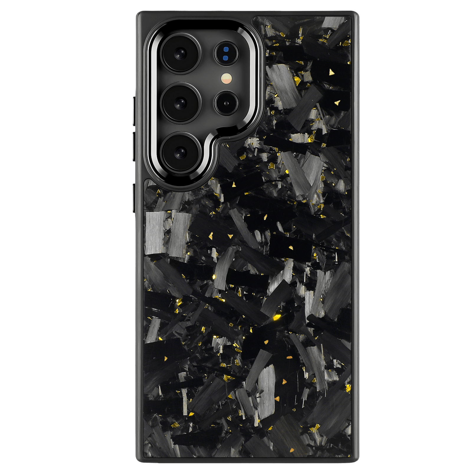 Forged Carbon Samsung Case – Gold Fragment Large | Forge Series - Pristine Carbon