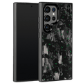 Forged Carbon Samsung Case – Green Fragment Large | Forge Series - Pristine Carbon