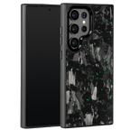 Forged Carbon Samsung Case – Green Fragment Large | Forge Series - Pristine Carbon