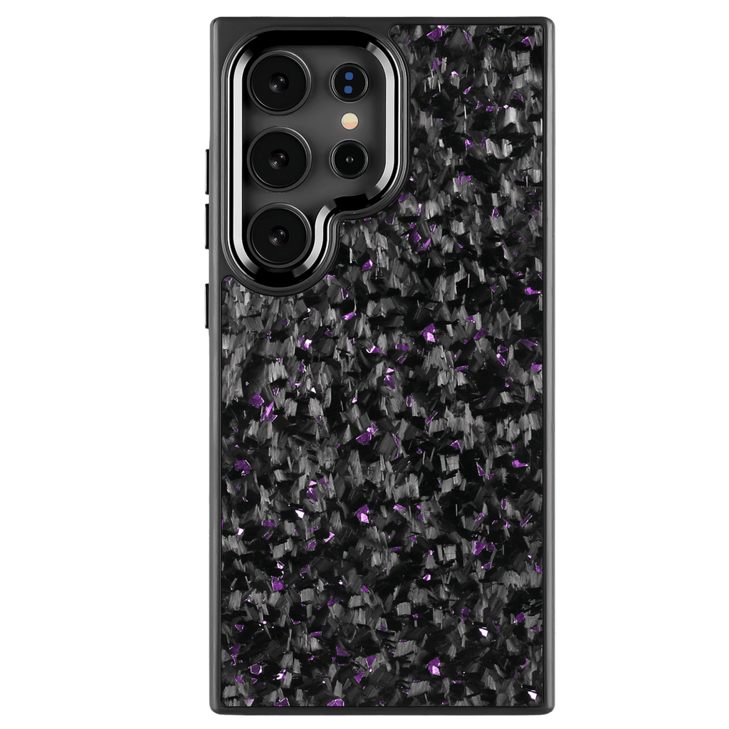 Forged Carbon Samsung Case – Purple Fragment | Forge Series - Pristine Carbon