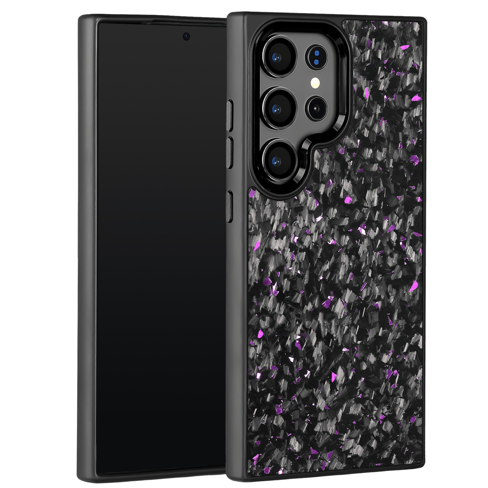 Forged Carbon Samsung Case – Purple Fragment | Forge Series - Pristine Carbon