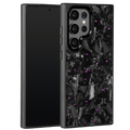 Forged Carbon Samsung Case – Purple Fragment Large | Forge Series - Pristine Carbon