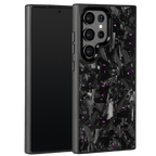 Forged Carbon Samsung Case – Purple Fragment Large | Forge Series - Pristine Carbon