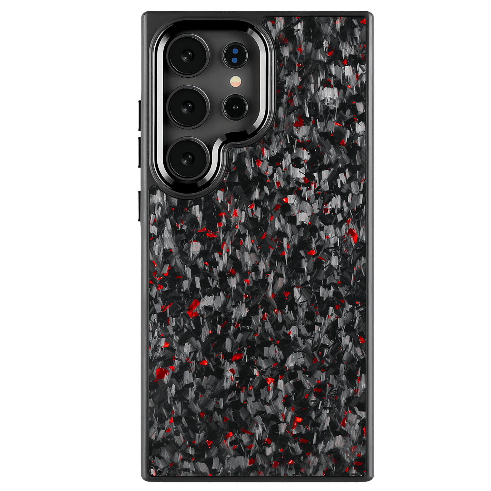 Forged Carbon Samsung Case – Red Fragment | Forge Series - Pristine Carbon