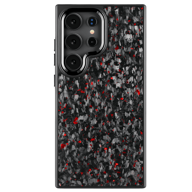 Forged Carbon Samsung Case – Red Fragment | Forge Series - Pristine Carbon