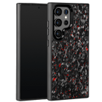 Forged Carbon Samsung Case – Red Fragment | Forge Series - Pristine Carbon