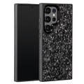 Forged Carbon Samsung Case – Silver Fragment | Forge Series - Pristine Carbon