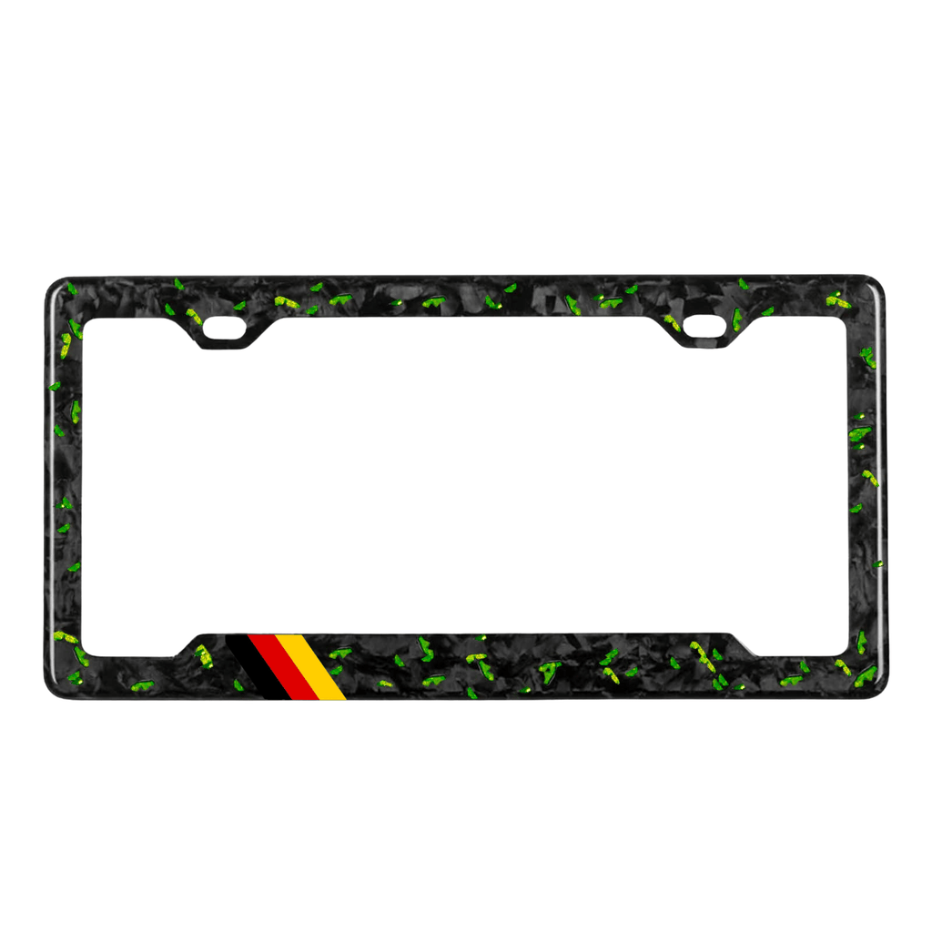 German Style Forged Carbon Fiber Plate Frame - Pristine Carbon