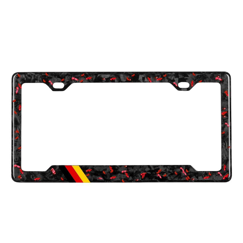 German Style Forged Carbon Fiber Plate Frame - Pristine Carbon