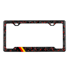 German Style Forged Carbon Fiber Plate Frame - Pristine Carbon