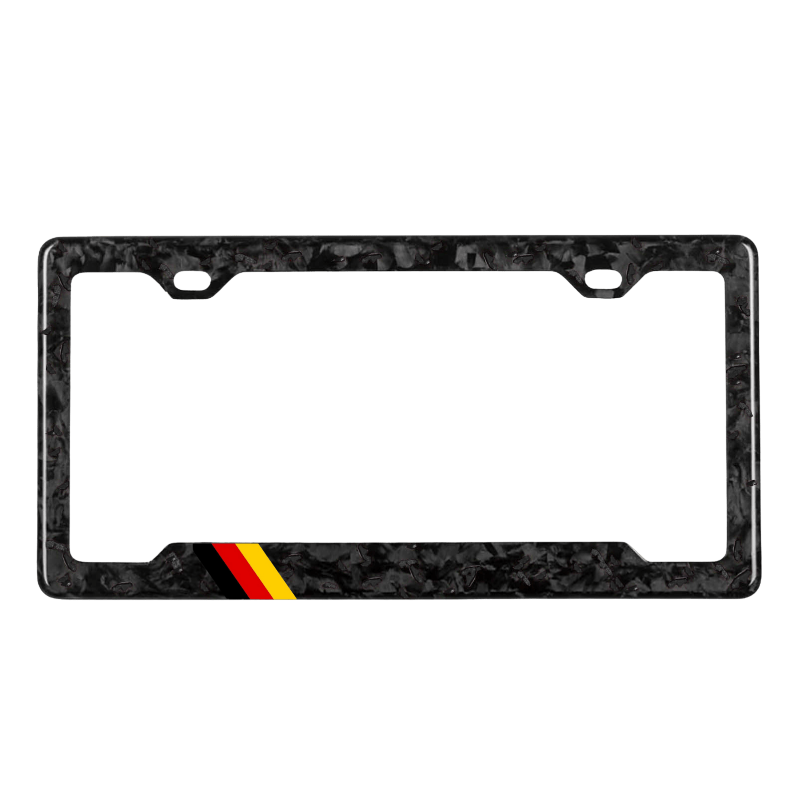 German Style Forged Carbon Fiber Plate Frame - Pristine Carbon
