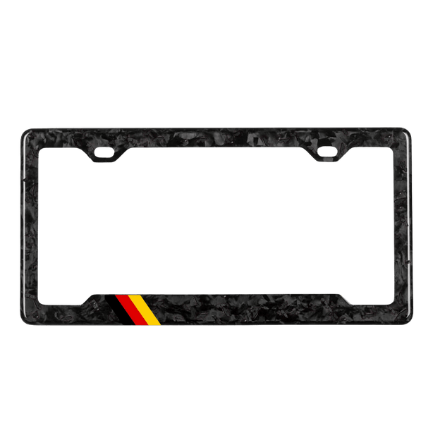 German Style Forged Carbon Fiber Plate Frame - Pristine Carbon