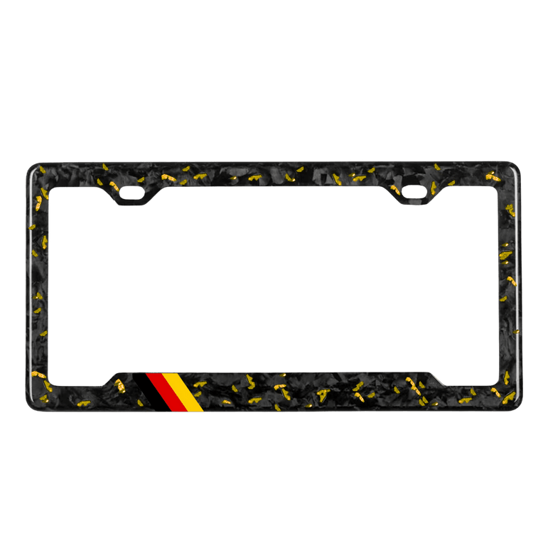 German Style Forged Carbon Fiber Plate Frame - Pristine Carbon