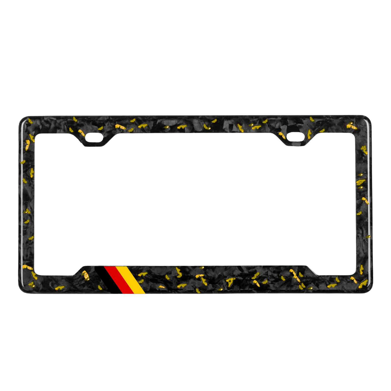 German Style Forged Carbon Fiber Plate Frame - Pristine Carbon