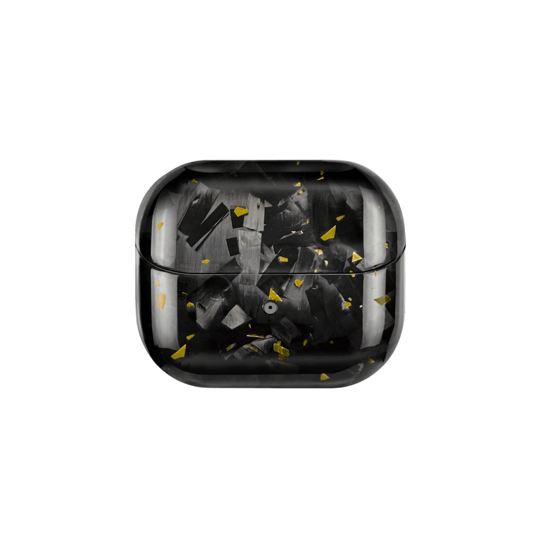 Gold Fragment | Forged Carbon Fiber | Galaxy Buds Case - Pristine Carbon