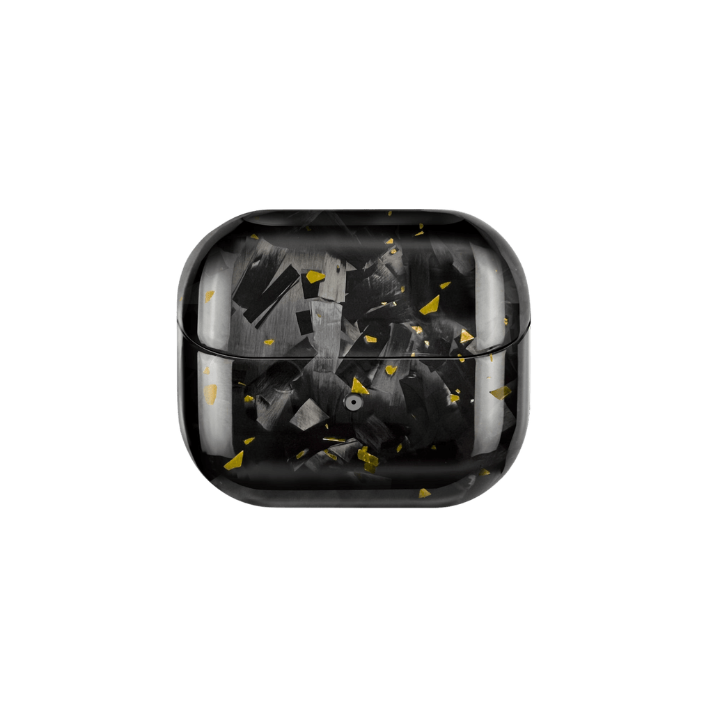 Gold Fragment | Forged Carbon Fiber | Galaxy Buds Case - Pristine Carbon