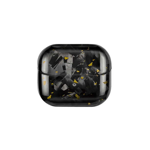 Gold Fragment | Forged Carbon Fiber | Galaxy Buds Case - Pristine Carbon